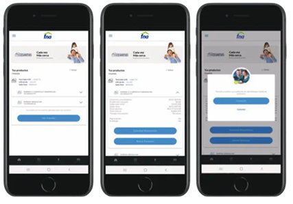 Selección de cuenta y validación Confronta